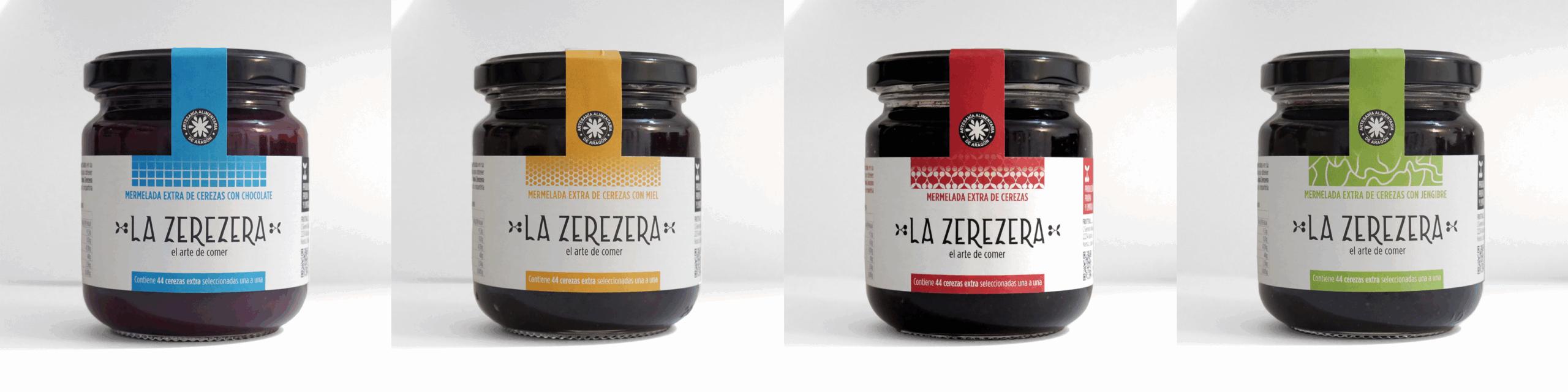 4 sabores La Zerezera y NUEVAS MERMELADAS LA ZEREZERA: CHOCOLATE, MIEL Y JENGIBRE